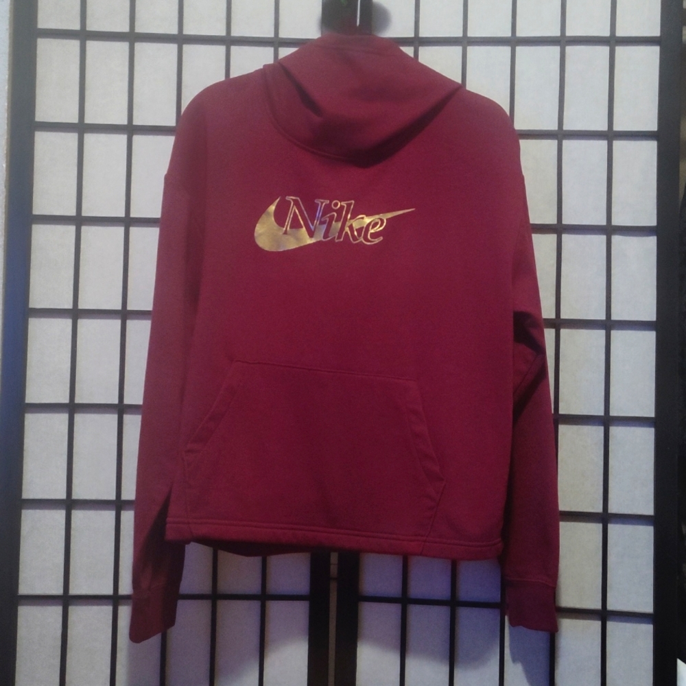 Maroon Nike hoodie size small